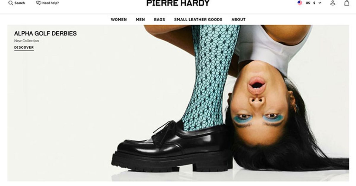French fashion brand Pierre Hardy collaborates with acidgreen to launch its  new e-commerce website