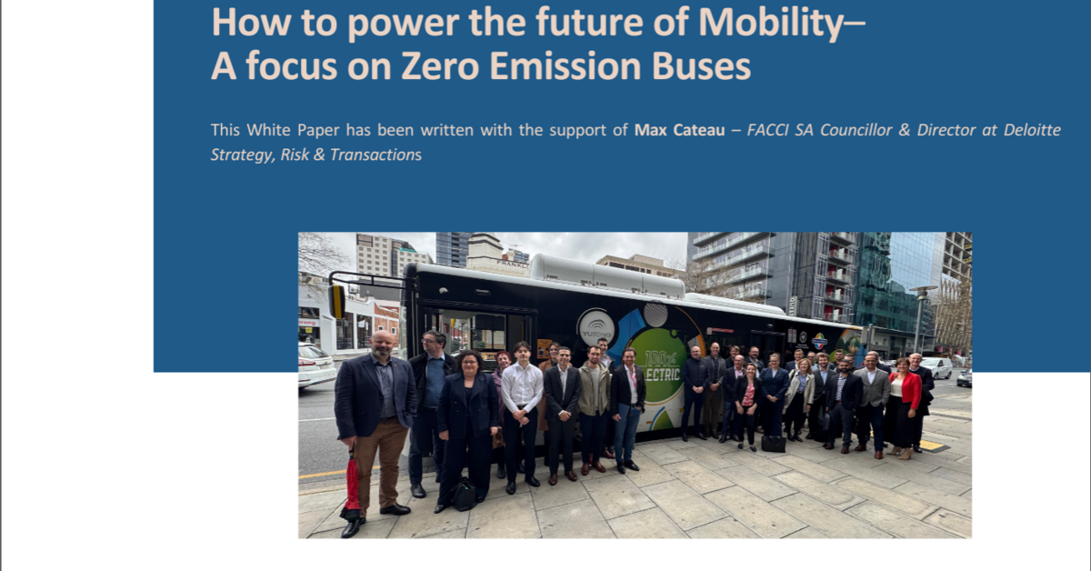 White paper: Zero Emission Buses & Green Mobility in SA | FACCI | CCI ...